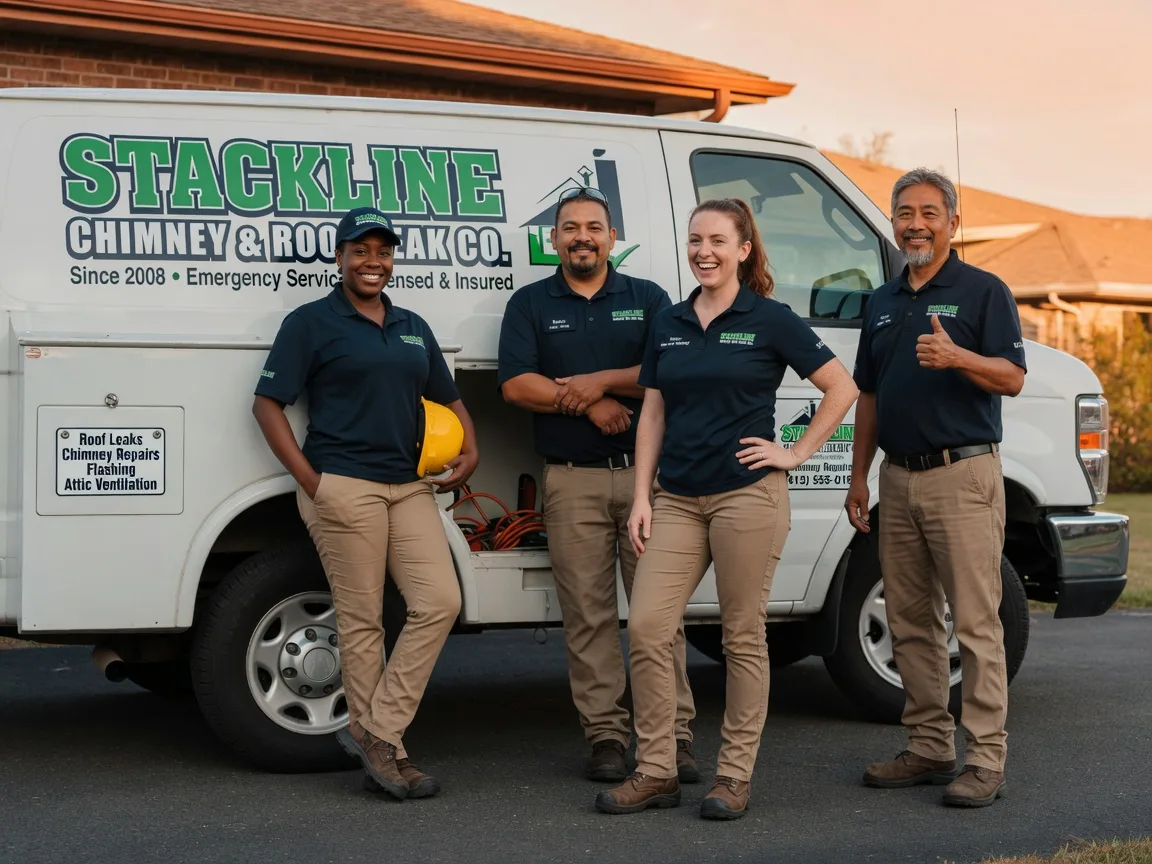 Chimney flashing repair company in Callender, IA